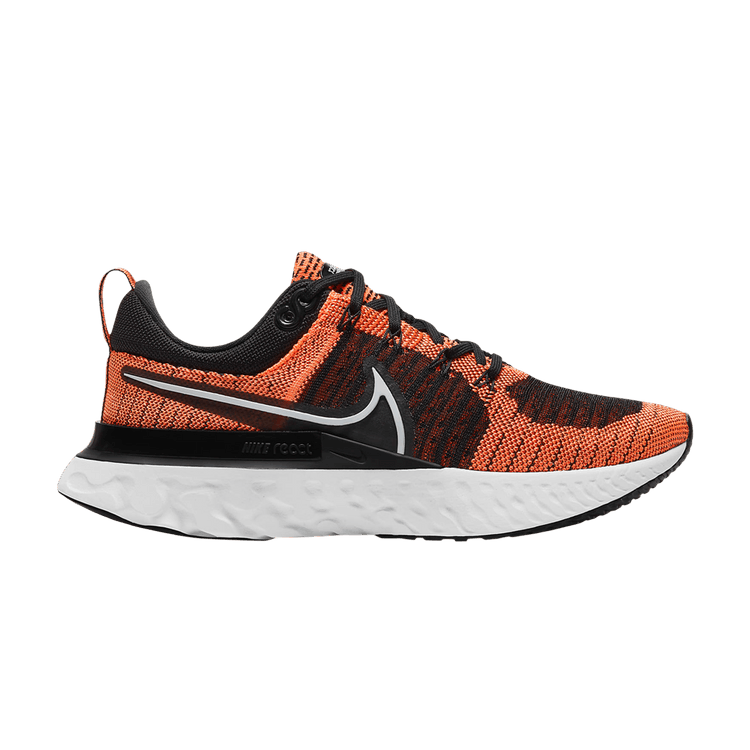 Nike Wmns React Infinity Run Flyknit 2 'Bright Mango Black'