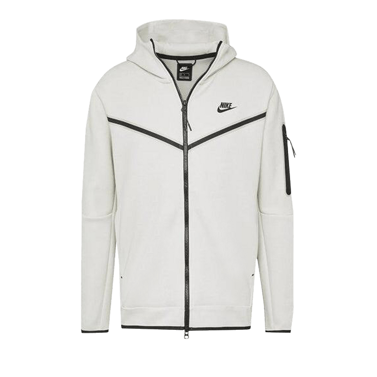 Nike Tech Fleece Full Zip Hoodie 'Light Bone/Black'