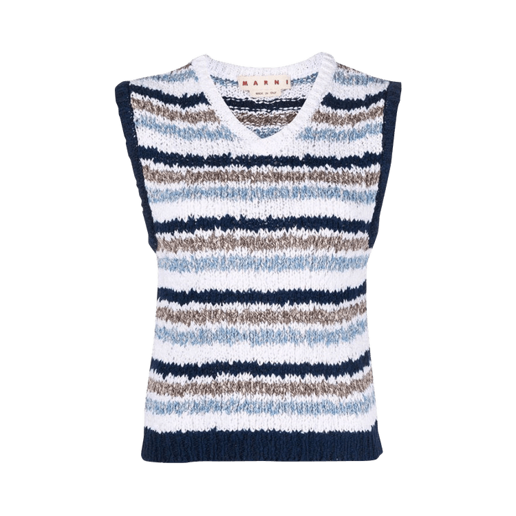 Marni V Neck Sweater 'Light Navy'