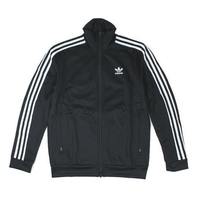 adidas originals logo Long Sleeves Sports Jacket Black
