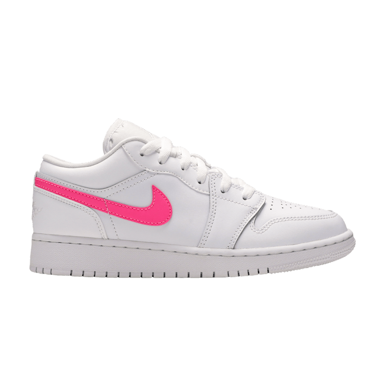 Air Jordan 1 Low GS 'White Neon'
