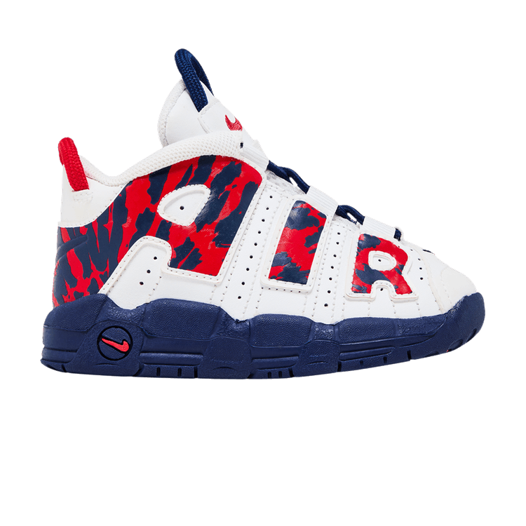 Nike Air More Uptempo TD 'Red Navy Camo'