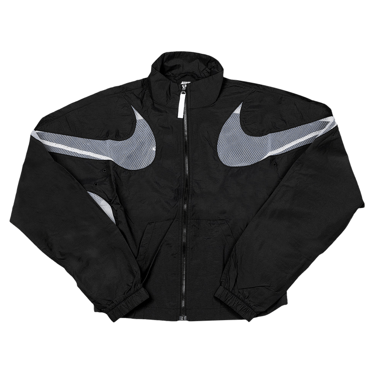 Nike NSW Woven Jacket 'Black/White'