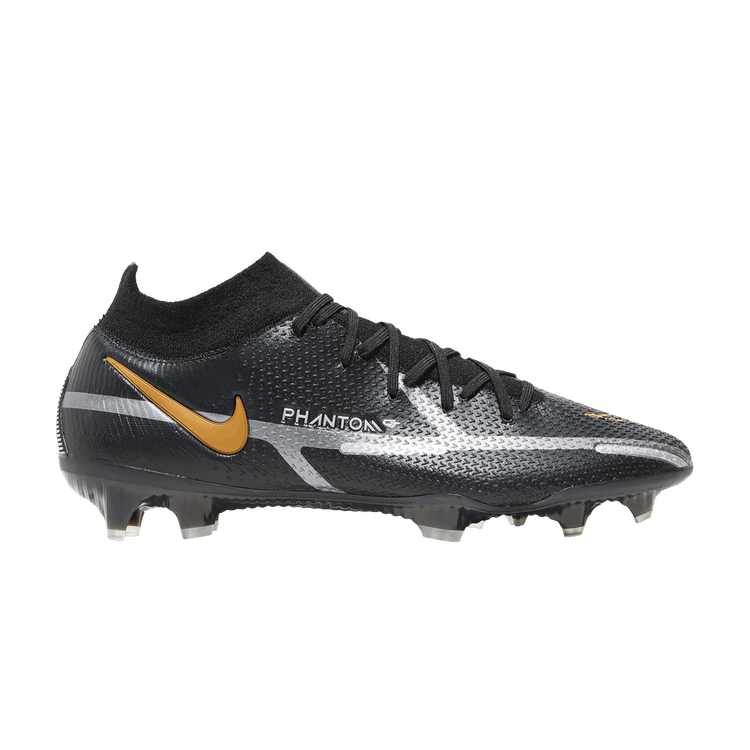 Nike Phantom GT2 DF Elite FG 'Black Metallic Gold'