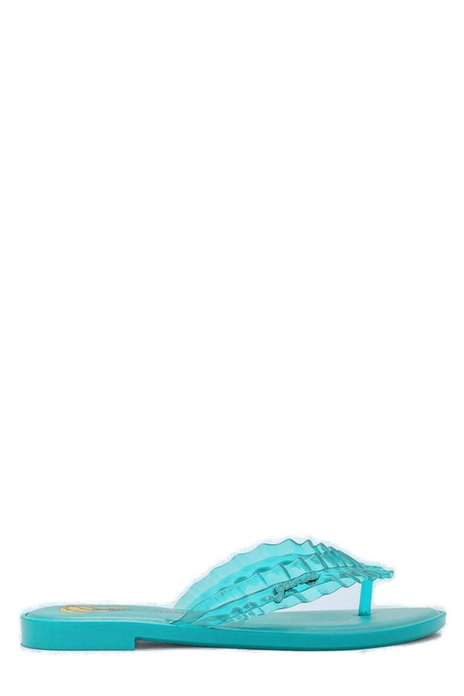 Ganni X Melissa Ruffle Strap Flip Flops