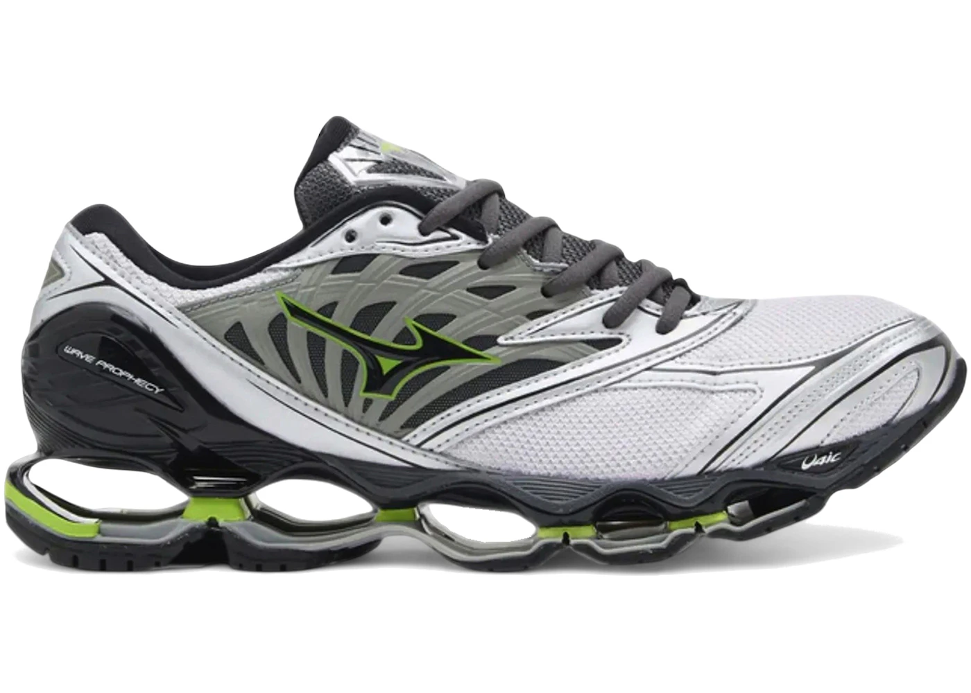 Mizuno Wave Prophecy LS Cloudscape Green Glow Silver