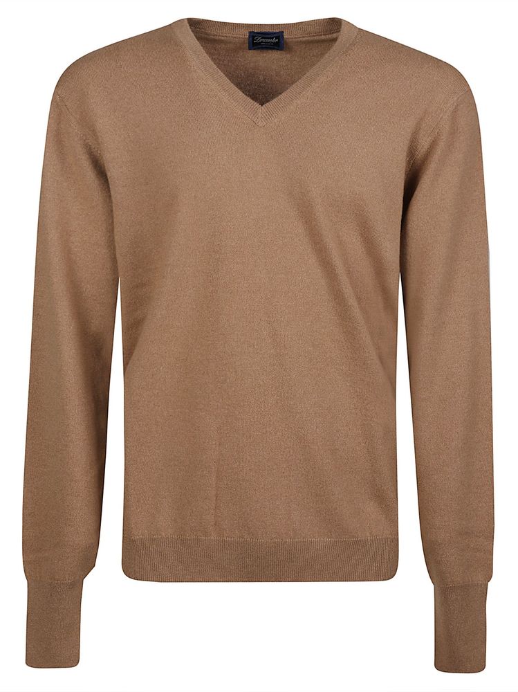 Drumohr Cashmere V-Neck Sweater