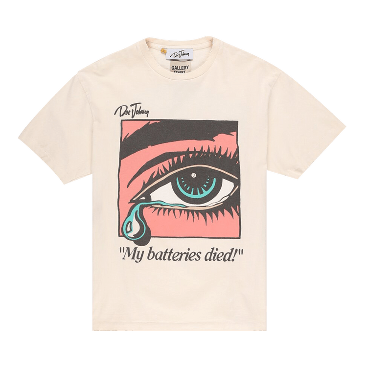 Gallery Dept. Dead Batteries Tee 'White'