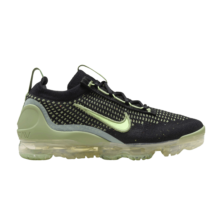 Nike Air VaporMax 2021 Flyknit GS 'Black Vintage Green'
