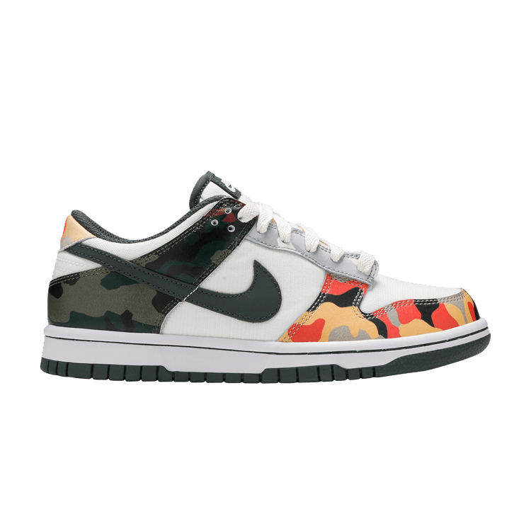 Nike Dunk Low SE GS 'Sail Multi-Camo'
