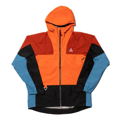 Nike Storm-FIT ADV ACG Contrast Color Stitching Zipper Hooded Long Sleeves Jacket Men's Colorblock