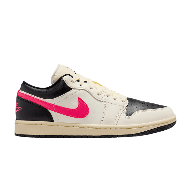 Wmns Air Jordan 1 Low 'Pale Ivory Black Muslin'