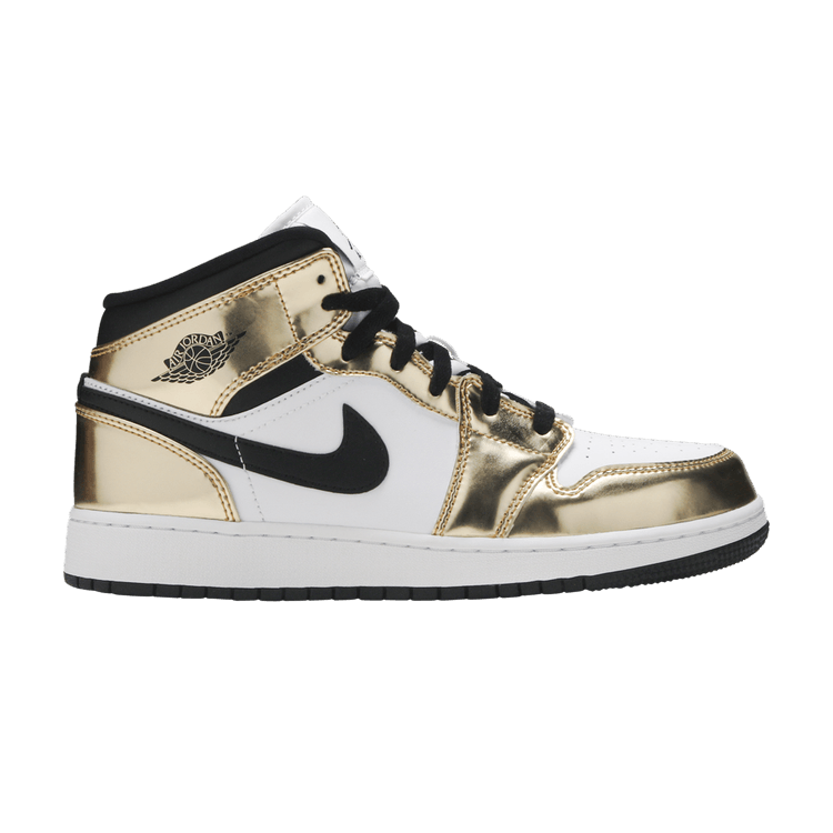 Air Jordan 1 Mid SE GS 'Metallic Gold'