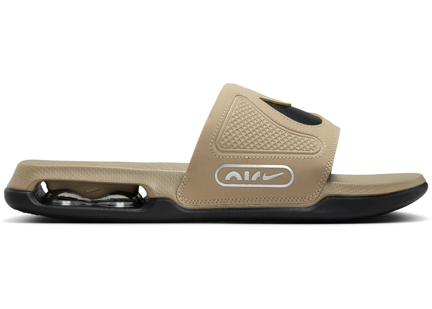 Nike Air Max Cirro Slide Khaki Metallic Silver Black