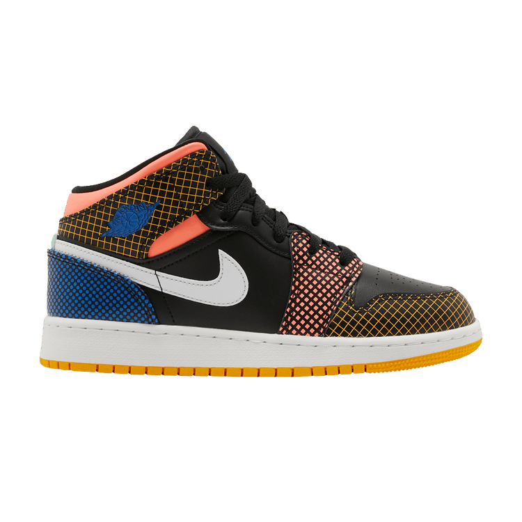 Air Jordan 1 Mid MMD GS 'Multi Grid'
