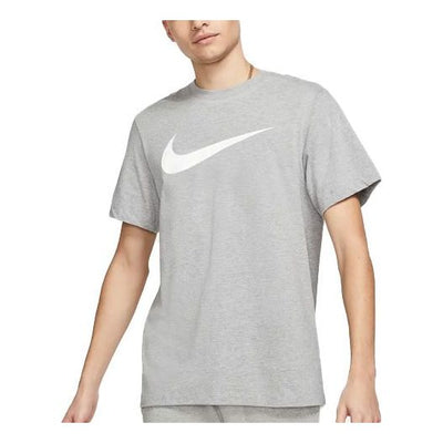 Nike Sportswear Swoosh T-Shirt 'Dark Grey Heather White'