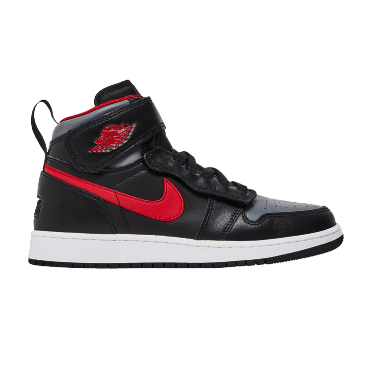 Air Jordan 1 High FlyEase GS 'Smoke Grey Gym Red'
