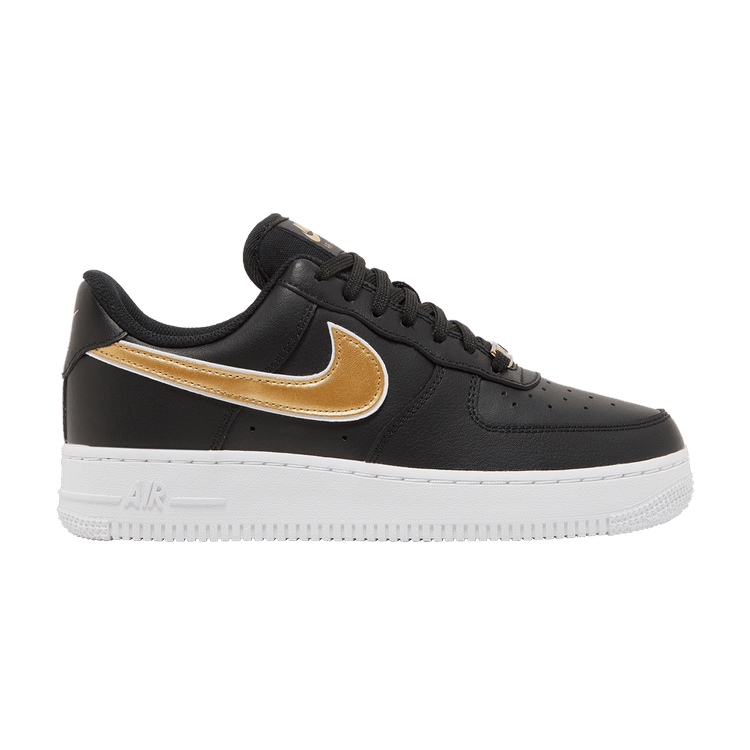Nike Wmns Air Force 1 '07 Essential 'Black Metallic Gold'