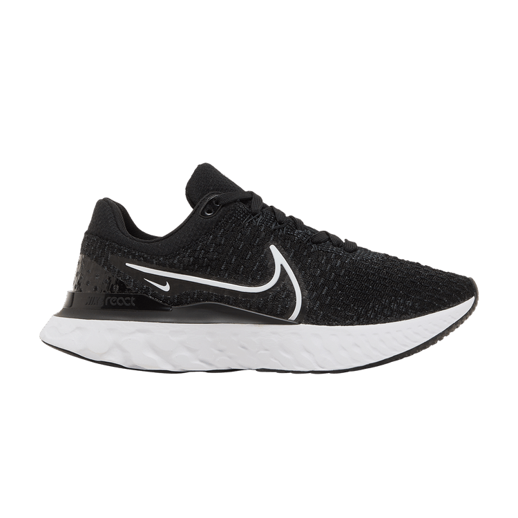 Nike Wmns React Infinity Run Flyknit 3 'Black White'