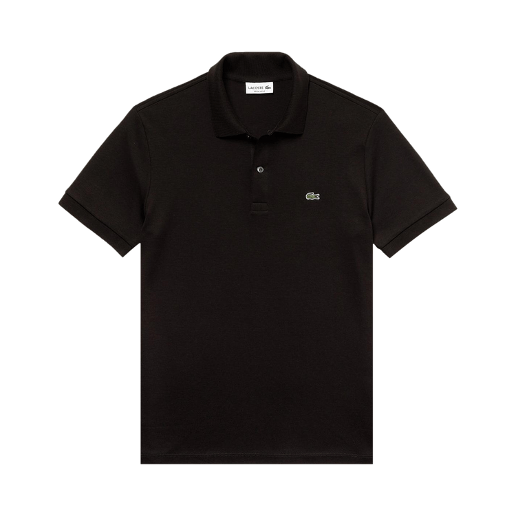 Lacoste Regular Fit Pima Polo Shirt 'Black'