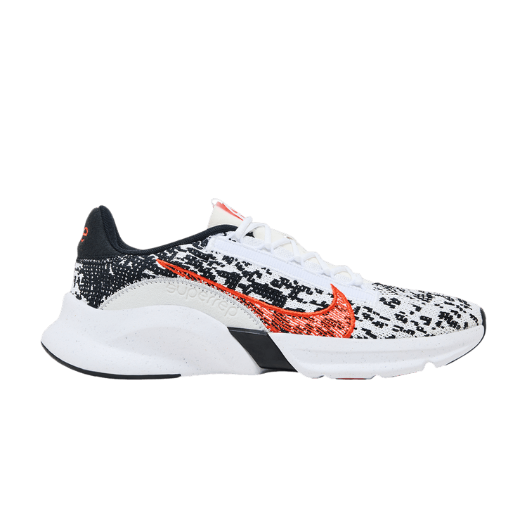 Nike Wmns SuperRep Go 3 Flyknit Next Nature 'White Picante Red'