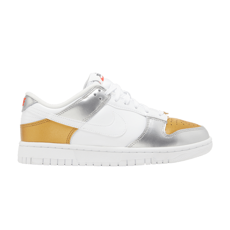 Nike Wmns Dunk Low SE 'Silver Gold Metallic'