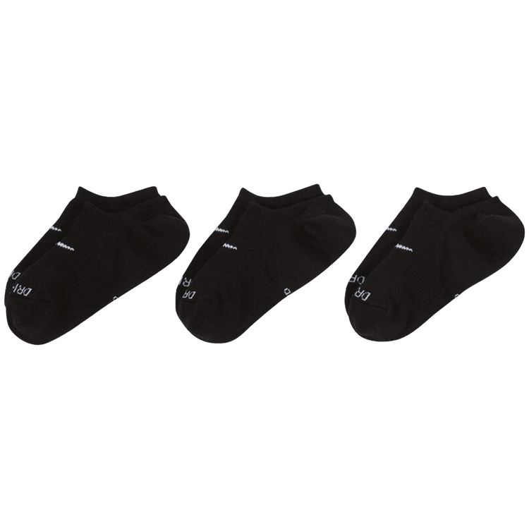 Nike Everyday Plus Cushioned Footie Socks (3 Pairs) 'Black'