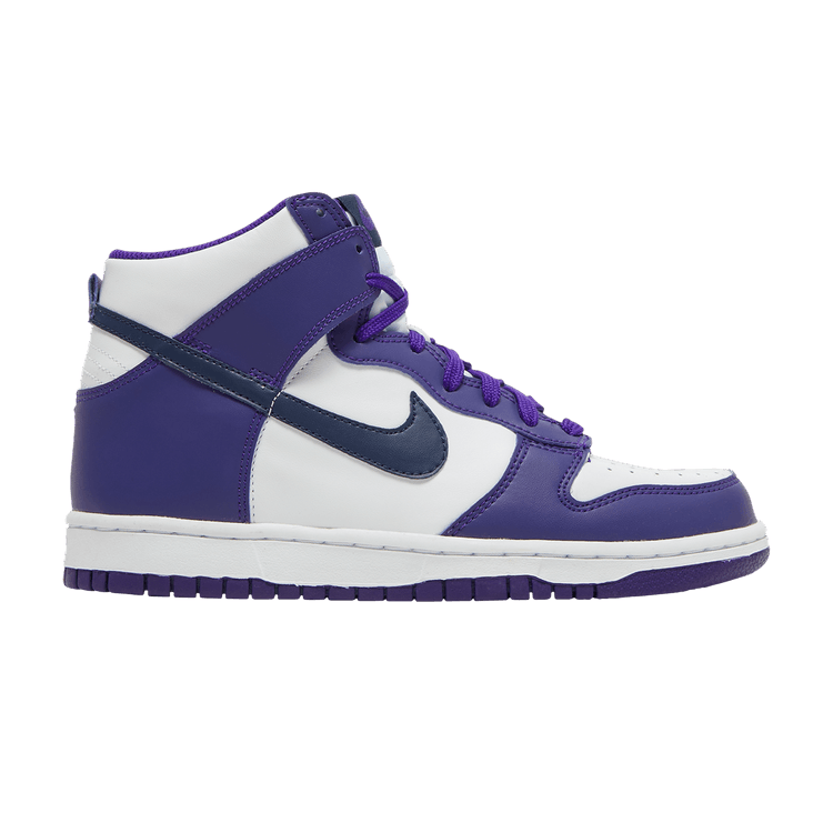 Nike Dunk High GS 'White Midnight Navy'