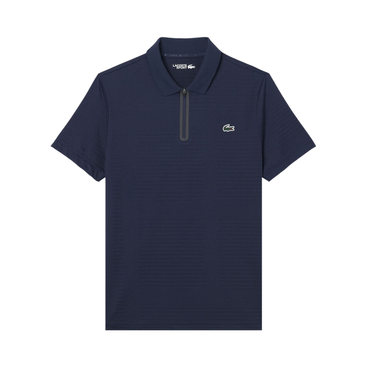 Lacoste Ultra Dry Honeycomb Jersey Tennis Polo 'Navy Blue'