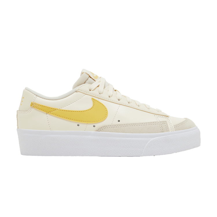 Nike Wmns Blazer Low Platform 'Pale Ivory Saturn Gold'