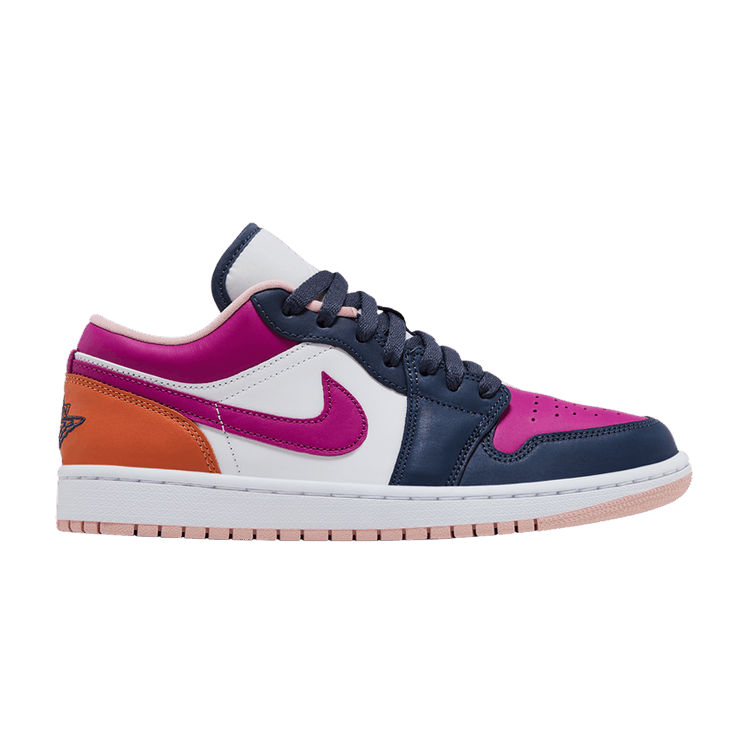 Wmns Air Jordan 1 Low SE 'Mismatched - Purple Magenta'