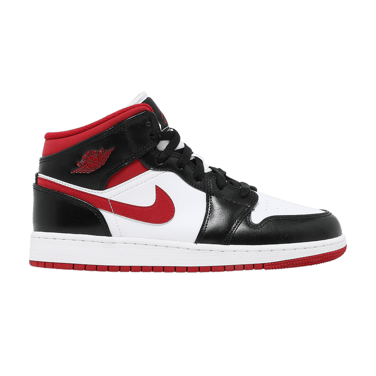 Air Jordan 1 Mid GS 'Black Gym Red'