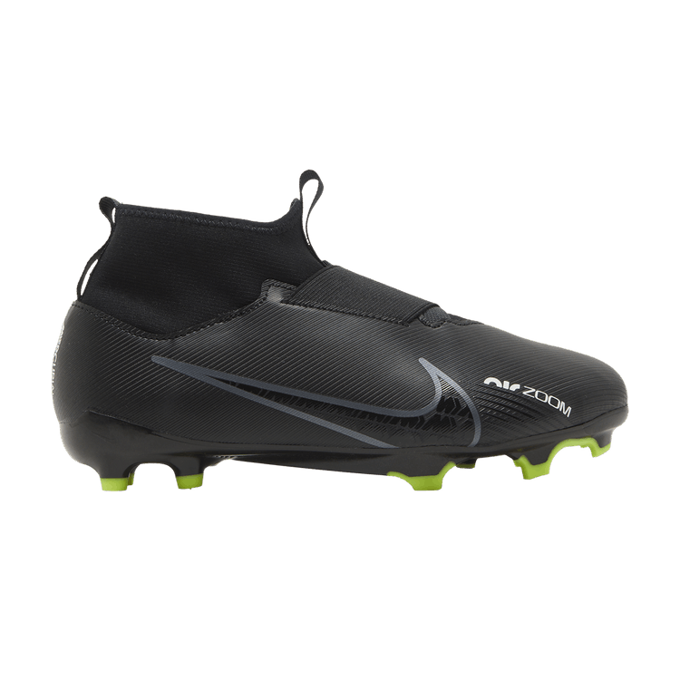 Nike Zoom Mercurial Superfly 9 Academy FG MG GS 'Black Dark Smoke Grey'