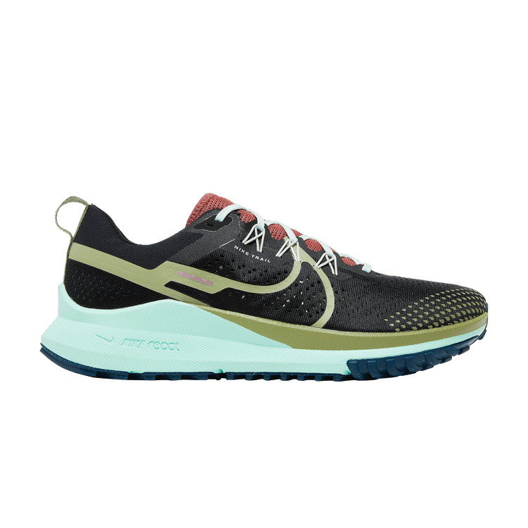 Nike React Pegasus Trail 4 'Black Alligator Mint'