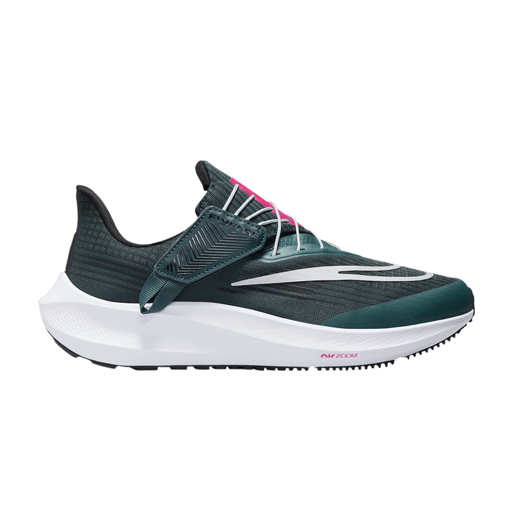 Nike Wmns Air Zoom Pegasus 39 FlyEase 'Deep Jungle Metallic Silver'