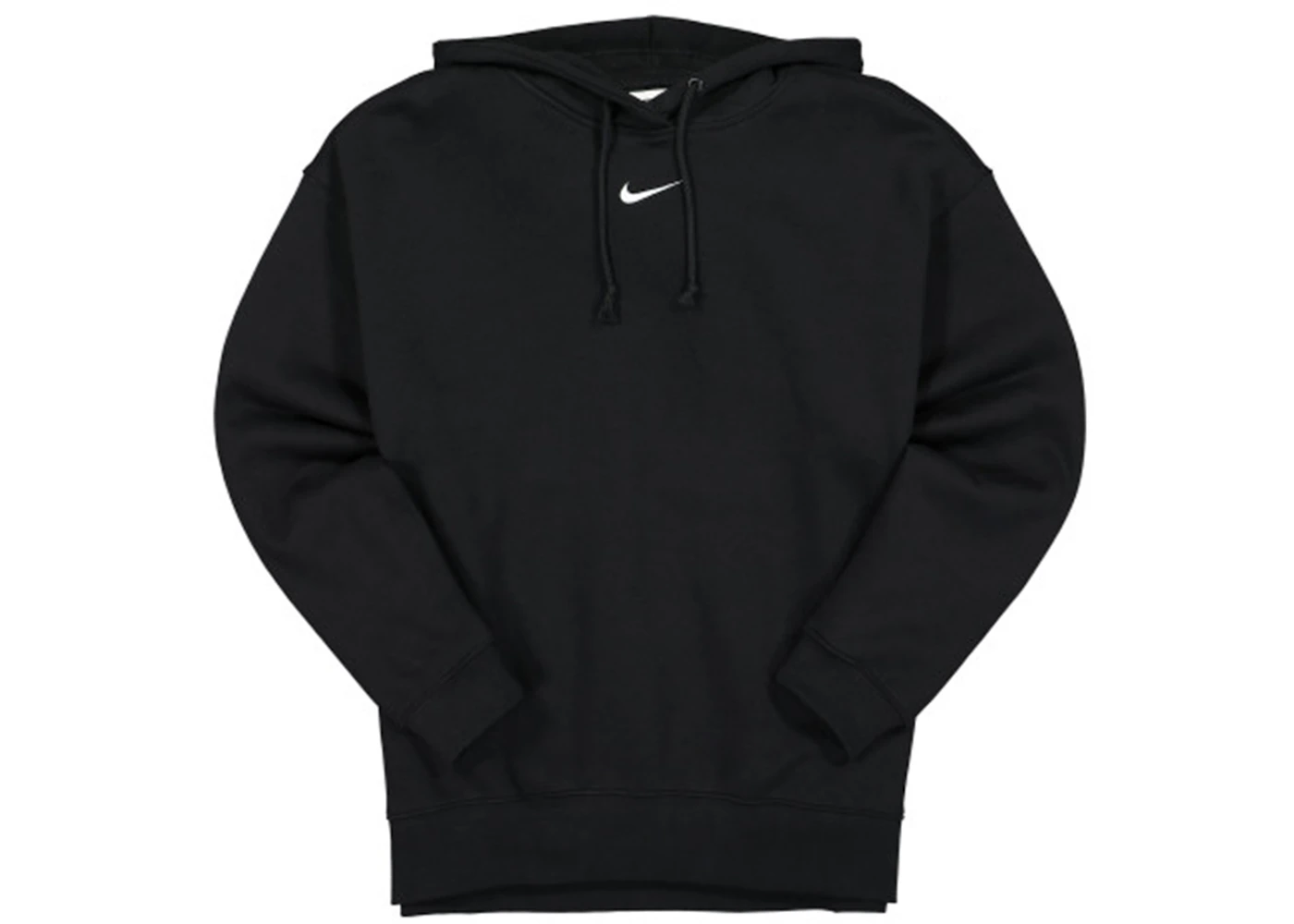 Nike Women's Oversized Fleece Hoodie Black/White