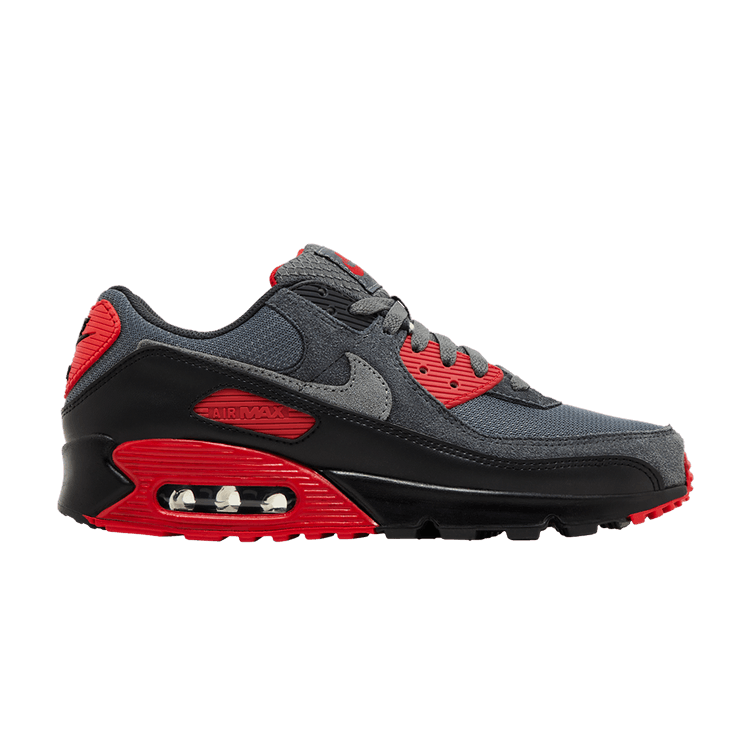 Nike Air Max 90 'Iron Grey Fire Red'