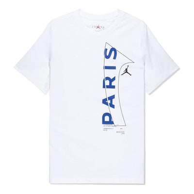Air Jordan x Paris Saint-Germain Logo T-shirt 'White Game Royal'