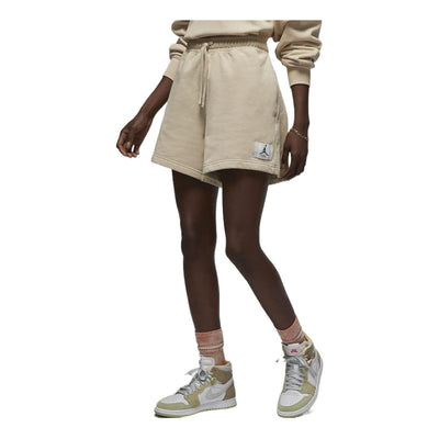 (WMNS) Air Jordan Essential Fleece Shorts 'Tan'