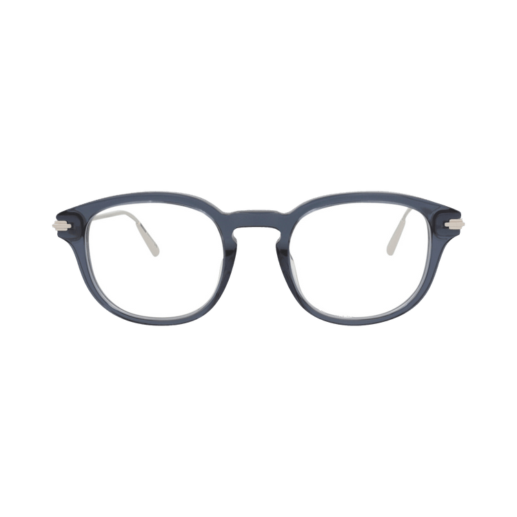 Dior Round Optical Glasses 'Blue/Silver/Transparent'