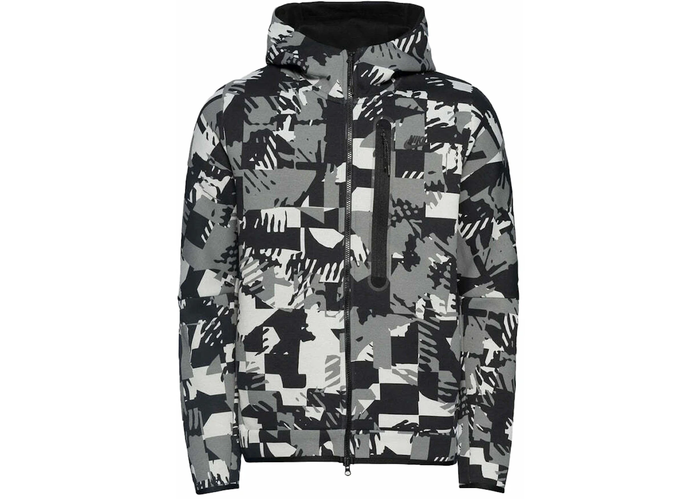 Nike Sportswear Tech Fleece Full-Zip Hoodie Light Smoke Grey/Black/Black