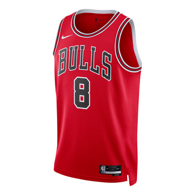 Nike NBA Caleb Wilson Chicago Bulls Icon Edition Dri-FIT Swingman Jersey 'University Red'