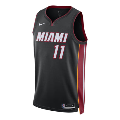 Nike NBA Jaime Jaquez Jr. Miami Heat Icon Edition Dri-FIT Swingman Jersey 'Black'