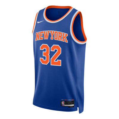 Nike Dri-FIT NBA Karl-Anthony Towns New York Knicks Icon Edition Swingman Jersey 'Rush Blue'