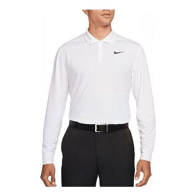 Nike Dri-FIT Victory Long-Sleeve Polo Shirt 'White'