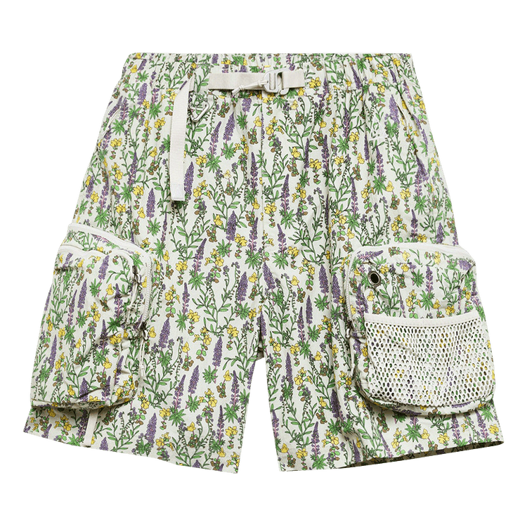 Nike ACG Snowgrass Floral Cargo Shorts 'Light Bone/Light Iron Ore/Summit White'