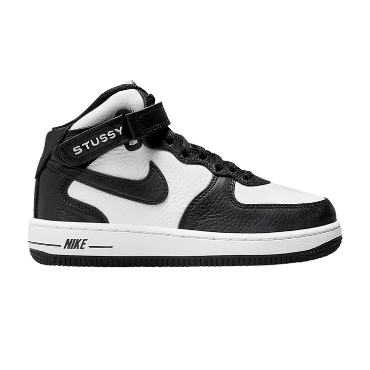 Nike Stussy x Air Force 1 Mid PS 'Black White'