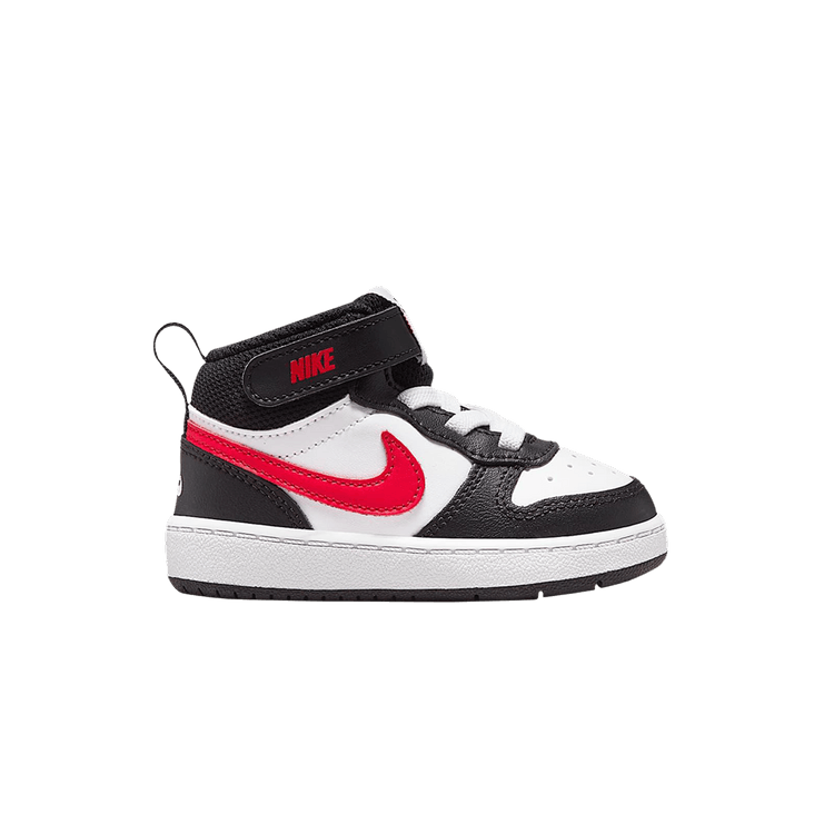 Nike Court Borough Mid 2 TD 'White/White/Black/University Red'