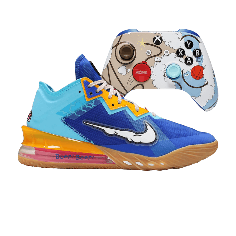 Xbox x Space Jam x LeBron 18 Low 'Wile E. x Nike Roadrunner' Special Box