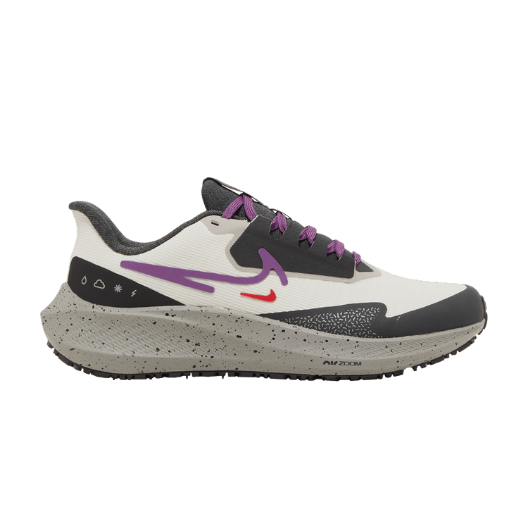 Nike Wmns Air Zoom Pegasus 39 Shield 'Light Bone Vivid Purple'